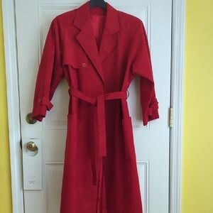 Ultrasuede Wraparound Coat. Size 6.
